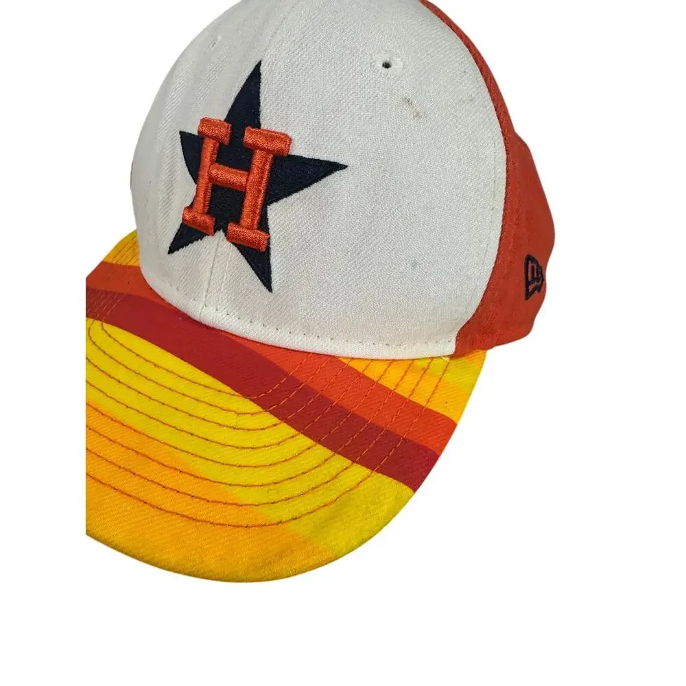 New Era Astros Youth Tequila Sunrise Snapback Hat